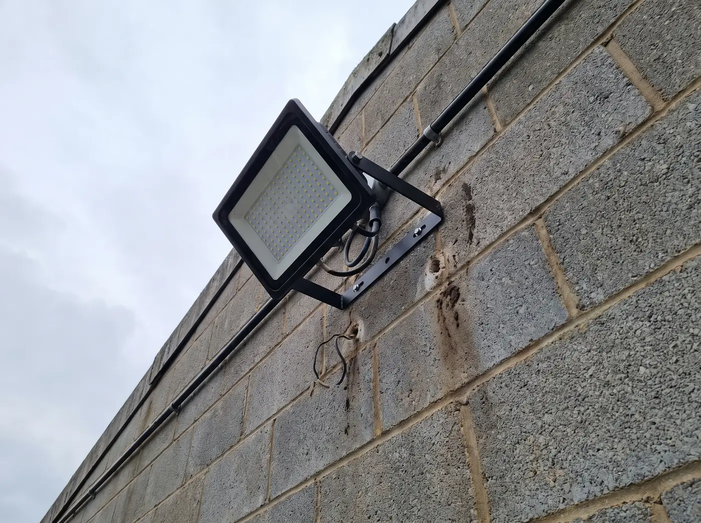 Shadow Security Systems engineer at work — installation 22