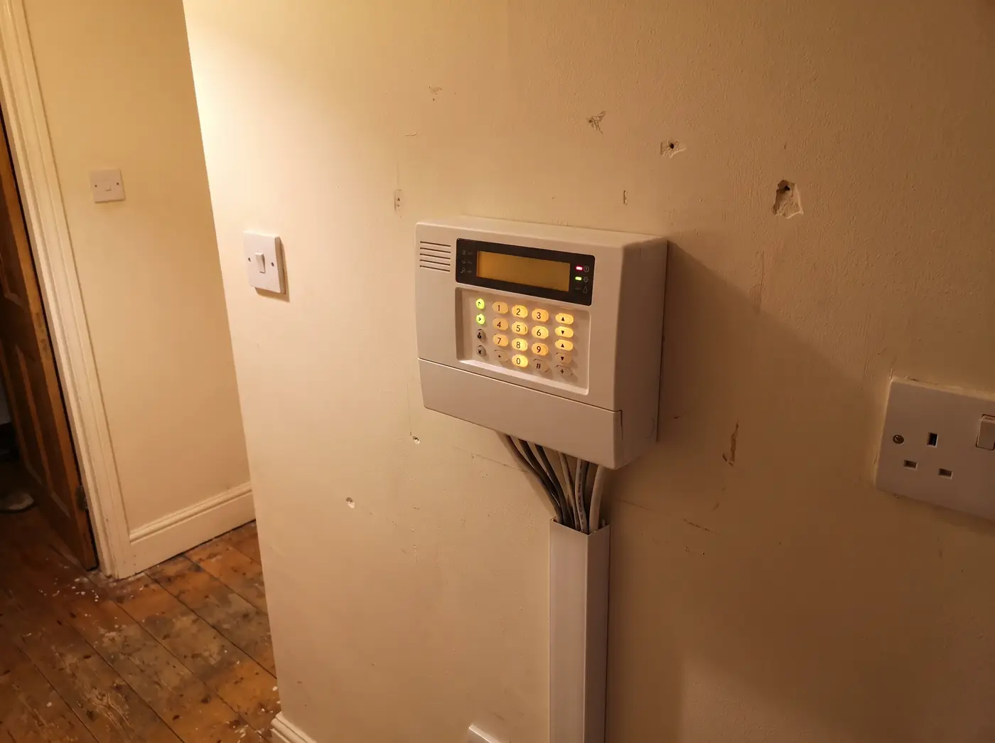 Shadow Security Systems engineer at work — installation 4
